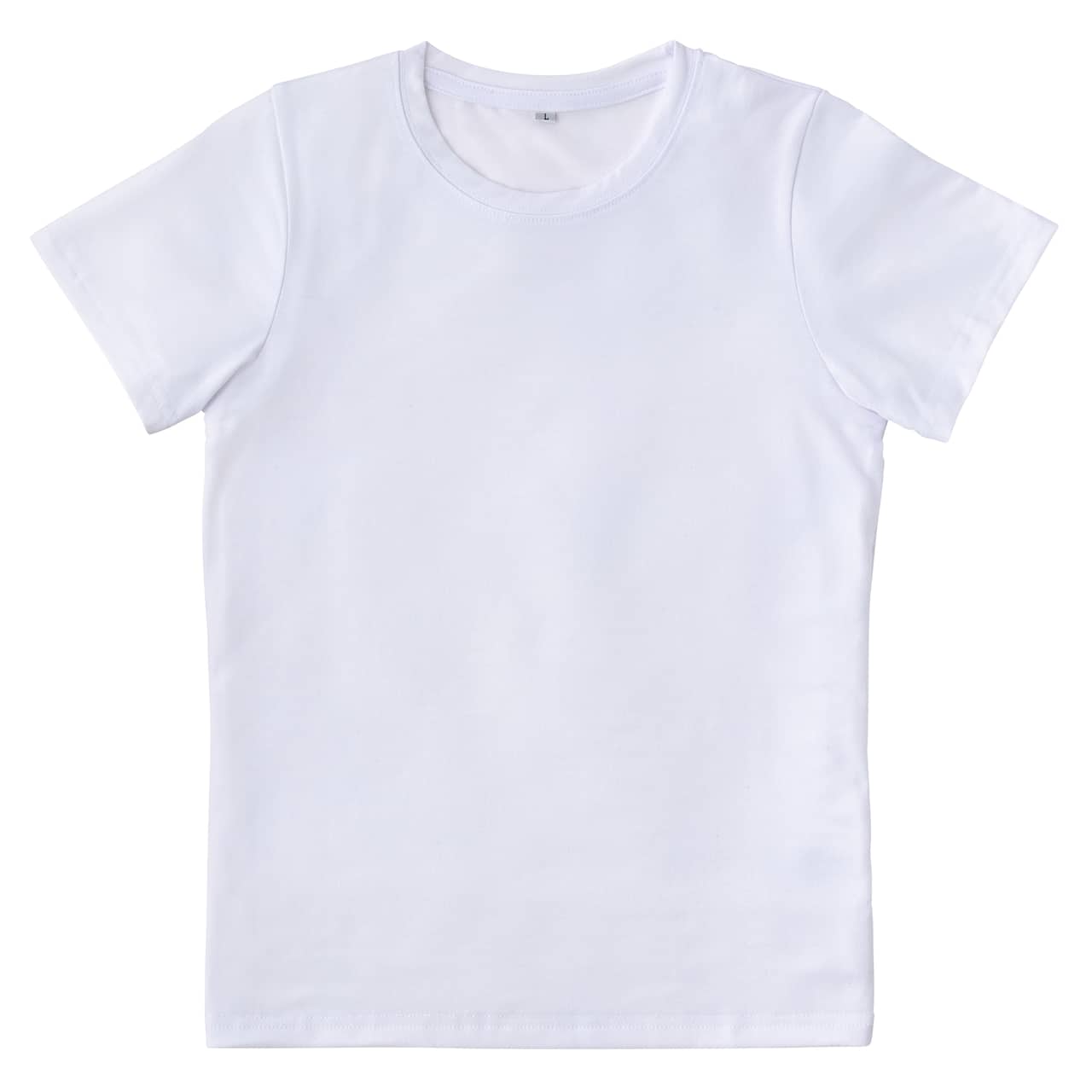 6 Pack: Cricut® White Blank Youth Crew Neck T-Shirt